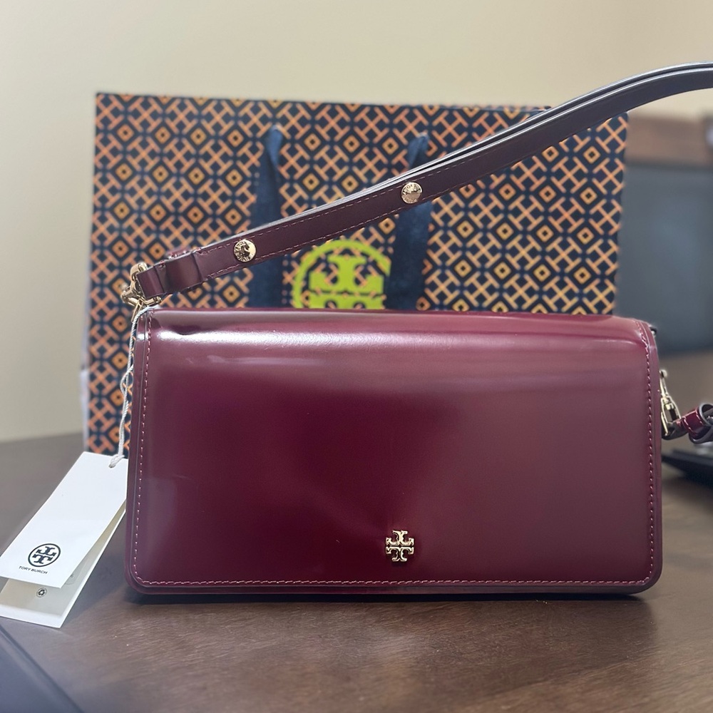 Tory Burch Emerson Patent Crossbody Bag